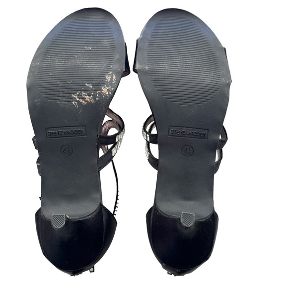 Steve Madden Black Heels with Accents Big Girls Size 4.5 - Picture 13 of 14